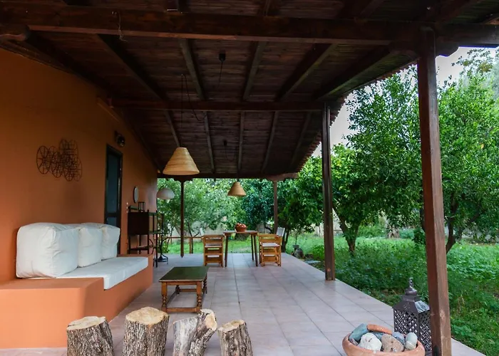 Tzitzikari, Private In A Citrus Garden Κάτω Μελιδόνι